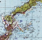 Nima Military Topographic Map Of Okinawa  Japan 1 250 000 Jog
