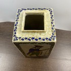 Antique Iznik Islamic Glazed Armenian Pottery Vase Bottle Pictorial 9 5 