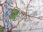 Ww1 Map Of The Somme  thiepval Etc  Signed By  alan Sillitoe   british Novelist 