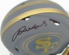 Deebo Samuel Signed 49ers Slate Gray Speed Mini Helmet Fanatics Holo