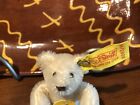 Vintage Nos Steiff Original Teddy Bear Mini 0203 11 White  2 3 4    Approximately