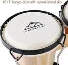Bongo Drum 6    And 7    Set For Adults Beginners Professionals Tunable Wood And    