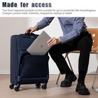 3 Piece Softside Luggage Sets     Lightweight Durable Suitcase With 360   Silent   