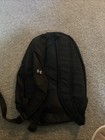 Under Armour Unisex Hustle Lite Backpack  Black silver Travel school 1364180 002