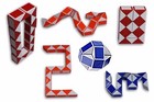 Speed Cube Magic Snake Ruler Twist Puzzle 24 Wedges Twist Toys 6 Pack 