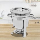 1 Pack 7 4quart Stainless Steel Chafer Chafing Dish Sets Restaurant Food Warmer