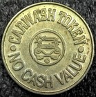 Gold Coin Car Wash - No Cash Value Carwash Token 27mm  c1842 