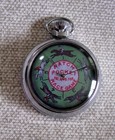 Scarce Fine Mechanical Natch Horseracing Gamblingdevice Vintage Pocket Watch Fob