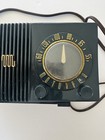 1950 Motorola Model 53c3 5 Tube Vintage Am Clock Radio Blue Green Plastic Good