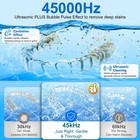 Ultrasonic Retainer Cleaner 45khz 200ml With 4 Wash Modes - Deep Clean