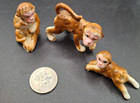 Vintage Bone China Monkey Family W  Baby  Figurines
