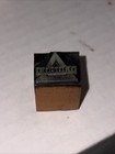 Antique 1930s Conoco Oil Co Printer Block Wood Metal Stamp Petrol Gasoline