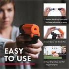 Sabre Aim And Fire Pepper Gel Gun Includes Gel   Practice Cartridges Uv Marking
