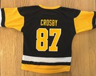 Kids 4 7 Sydney Crosby Jersey Nhl Pittsburgh Penguins  87 Black   Yellow Hockey