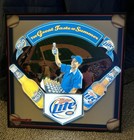 Vintage 2004 Miller Light Baseball Light Up Sign Hanging Picture Working