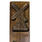 Holland Dutch Windmills Shaped Wooden Crispy Biscuit speculaas Holiday Mold  