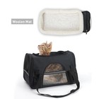 Airline-approved Cat Pet Carrier  Soft-sided Dog Carrier For Small Dogs  Cat    