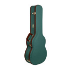 Crossrock Master Series - Wooden 4 4 Classical Guitar Case-malachite Blue Tweed