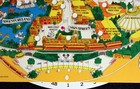 Disneyland 1980 Dial Guide Map Attraction Chart Vintage Walt Disney Productions