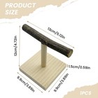 Portable Tabletop Bird Perch  Parrot 3 81 X X 5 9 Inches  Wood Color