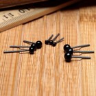 150pairs Black Glass Eyes Safety 2 3 4mm Needle Felting Bear Animal Dolls Eyes