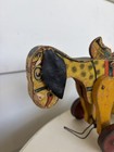Antique 1930 All-fair Toys Maude   Sammy Donkey Wooden Pull Toy Intact Ears  