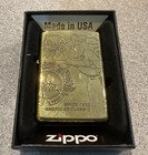 Genuine Brand New 21 Zippo Lighter Rare Magnificent Windy Allround Design Brass
