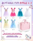 15 Pcs Princess Dress Up Clothes For Little Girls Beauty Pretend Play Costume   