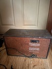 Vintage Sony Icf-9550w High Fidelity Am fm Wood Table Radio Works
