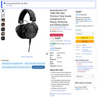 Beyerdynamic Dt 1990 Pro Mkii Premium Tesla Studio Headphones