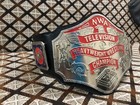 Nwa Television Heavyweight Wrestling Championship Belt Replica Black Leather 