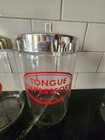 Set Of 3 Vintage Glass Pyrex Medical Canisters Gauze  Tongue Depressors    