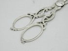 Edwardian Sterling Silver Button Hook Combination Sewing Scissors Antique 1904