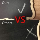 Mini Chalkboard Signs  20 Pack Framed Small Chalk Board Food Labels With Easel