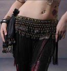 New Belly Dance Hip Scarf Belt Coins Costume Fringe Belt Belly Dance Waist Belt