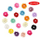 20pcs Small Dog Hair Bows With Rubber Band Holiday Pet Puppy Groming Accessories