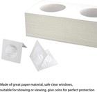 50pcs Cardboard 2x2 Coin Flips 20 5mm Pvc Storage Free For Us Small Size Coins