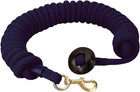 Rounded Cotton Lunge Line  Navy  3 4  X 25 