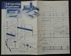 3-d Carving Duplicator Pantograph How-to Build Plans Dremel Or Flexible Shaft