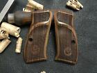 Cz 75 Compact  Cz P-01  Cz 75 D Compact Walnut Wood Grips Gritty Texture  A Plus