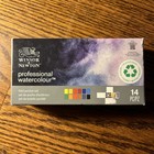 Nib 14pc Winsor  Newton Professional Watercolor Field Pocket Set Artists Quality