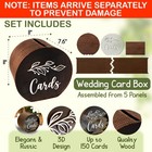 Wooden Card Box For Wedding - Rustic Wedding Card Box For Reception  Wedding    