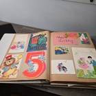 Vintage Greeting Cards And Photos Lot Album Ephermera