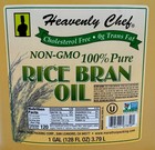 Rice Bran Oil - 1 Gallon - Ideal For Cooking  Baking   Frying