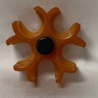 Vtg Bakelite Translucent Butterscotch Poker Chip Caddy Holder Tray Rack 78 G