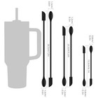 Spatula Set Of 6 Silicone Mini Makeup Spatulas small Rubber Spatula For 