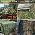 Bulk Roll Camouflage Netting Camo Net For Hunting Tactical Decoration Sunshade