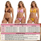 Womens Sexy Push Up Bikini Swimsuit Tied String Brazilian Swimwear Bathing Suits