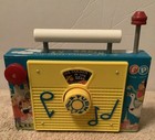 Vintage Fisher Price The Farmer In The Dell Tv Radio Music Box Toys Tested Works