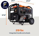 Generac 12 500 Starting Watt Tri-fuel Portable Generator Electric Start